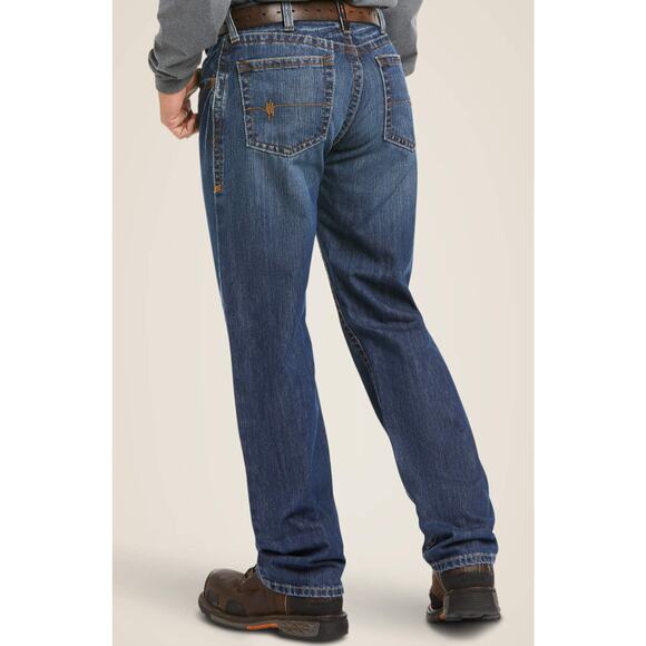 Ariat Other - Ariat Jeans Men 34x32  Blue FR Cat 2 2112 M3 Loose Denim Western Work